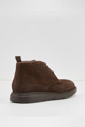 بوت / نیم بوت قهوه ای مردانه چرم خالص Aldo - کد 863294122