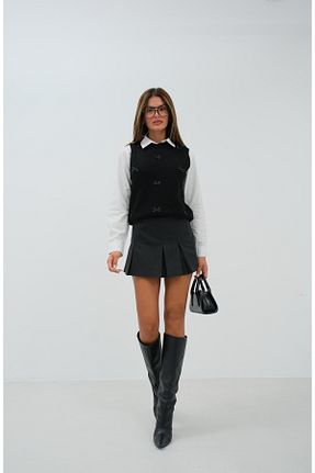 سوئیتر مشکی زنانه مخلوط پلی آمید Black Fashion - کد 855987313