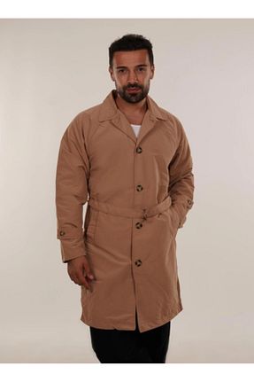 کت قهوه ای مردانه رگولار SCSARVİN - کد 863339778