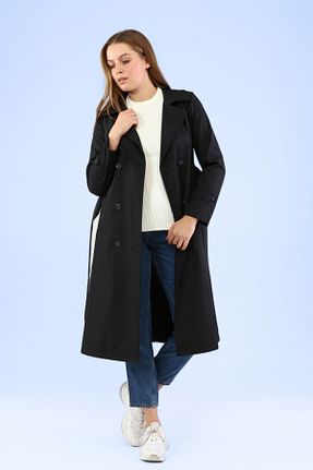 ترنچکت حجاب مشکی زنانه پلی استر Ferace - کد 714844302