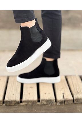 بوت / نیم بوت مشکی مردانه چرم خالص ByItallanoshoes - کد 371125948
