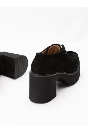 کفش کژوال مشکی زنانه چرم خالص Favgi - کد 232855691