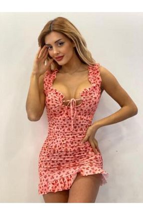لباس صورتی زنانه بافت pink and pink - کد 211653431