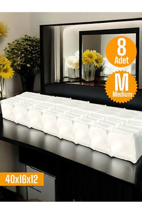 نظم دهنده کمد سفید پارچه Balkan Room - کد 863075083