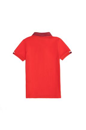 پولوشرت قرمز بچه گانه Fitted U.S. Polo Assn. - کد 835027414