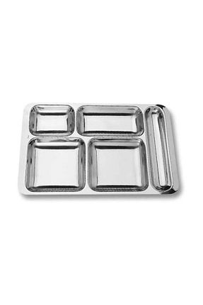 بشقاب طوسی استیل (فولاد) Becenhouse - کد 863345587
