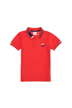 پولوشرت قرمز بچه گانه %100 پنبه U.S. Polo Assn. - کد 835027414