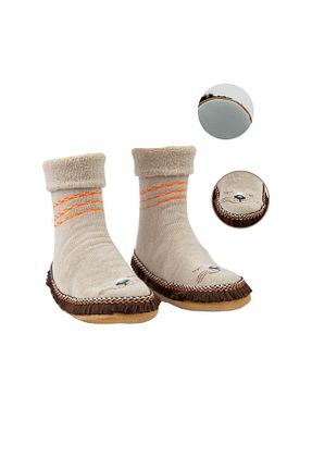 بوت خانگی بژ بچه گانه Bross - کد 370588971
