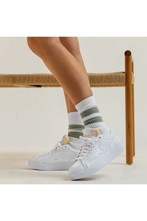 کفش اسنیکر سفید زنانه بند دار Nike - کد 673717241