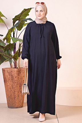 لباس سایز بزرگ مشکی زنانه پارچه Ferace - کد 696902894