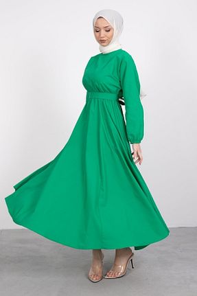 لباس حجاب سبز زنانه اورسایز Genel Markalar - کد 265344504