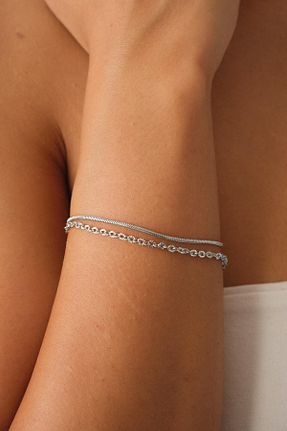 دستبند استیل (فولاد) زنانه استیل ضد زنگ ByFlorya Jewelry - کد 863362543