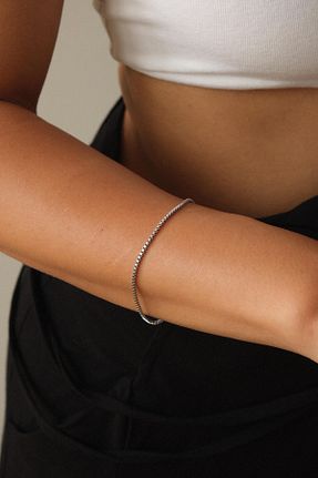 دستبند استیل (فولاد) زنانه استیل ضد زنگ ByFlorya Jewelry - کد 854115307
