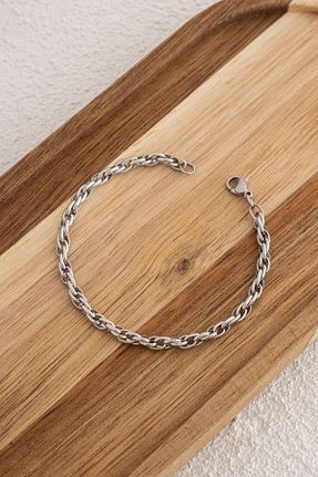 دستبند استیل (فولاد) زنانه استیل ضد زنگ ByFlorya Jewelry - کد 855223389