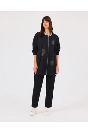 کلاه و ابایا مشکی زنانه پنبه ای SEÇİLSTORE - کد 863364169
