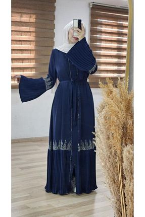 کلاه و ابایا سرمه ای زنانه پنبه ای Tebrikler tekstil - کد 855238402
