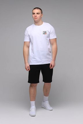 شلوارک و برمودا مشکی مردانه Straight TOMMY LIFE - کد 863370004