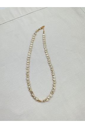 گردنبند جواهر طلائی زنانه روکش طلا Jerie - کد 857398126