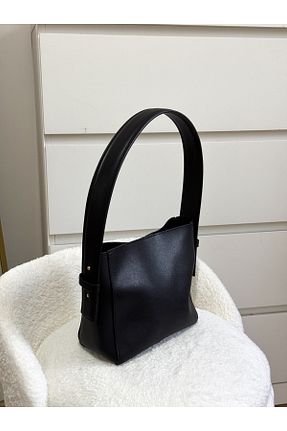 کیف دوشی مشکی زنانه چرم مصنوعی Goldies Bag - کد 863374554