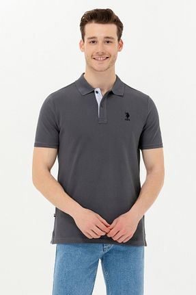 پولوشرت طوسی مردانه %100 پنبه U.S. Polo Assn. - کد 838890991