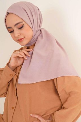 شال قهوه ای زنانه پنبه پلی استر FLORA TEKSTİL - کد 863392457
