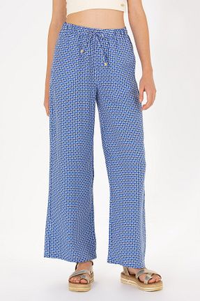 شلوار آبی زنانه پارچه U.S. Polo Assn. - کد 835460805