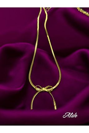 گردنبند استیل ( فولاد ) طلائی استیل ضد زنگ ALDE - کد 863415393