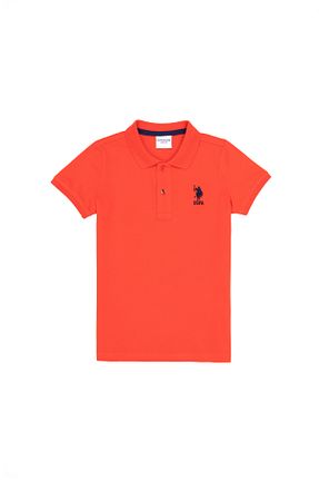 پولوشرت قرمز بچه گانه پارچه U.S. Polo Assn. - کد 835050457