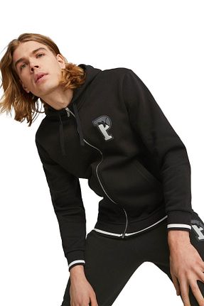 سوئیشرت مشکی مردانه ساده Puma - کد 751157264