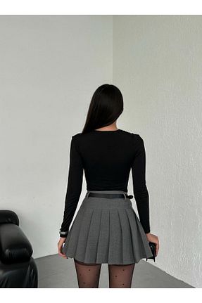 بلوز مشکی زنانه ساده DELİ DOLU MODA - کد 863418803