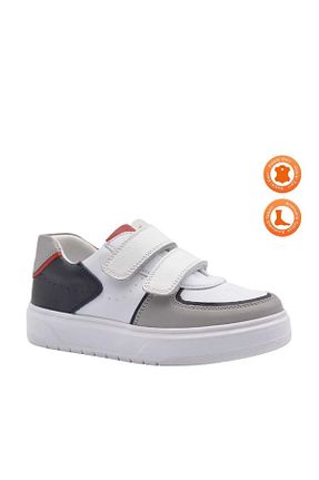 کفش کژوال سفید بچه گانه چرم خالص kids A more - کد 675805063