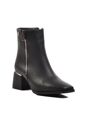 بوت / نیم بوت قهوه ای زنانه پاشنه تخت Pierre Cardin - کد 863422792