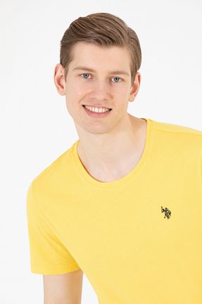 تیشرت زرد مردانه رگولار U.S. Polo Assn. - کد 839166356