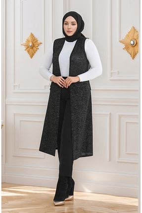 جلیقه حجاب مشکی زنانه رگولار RESPİRO - کد 859000567