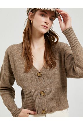رویه قهوه ای زنانه اکریلیک - پلی استر Koton - کد 751843171