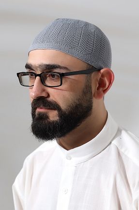 کلاه پشمی طوسی مردانه پلی استر ihvanonline - کد 863426344
