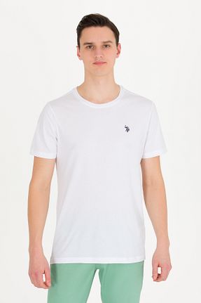 تیشرت سفید مردانه رگولار U.S. Polo Assn. - کد 839164947