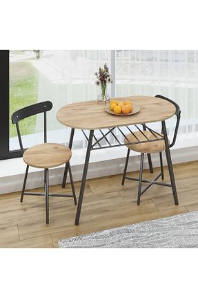 ست میز آشپزخانه قهوه ای MDF eportatif - کد 863840039