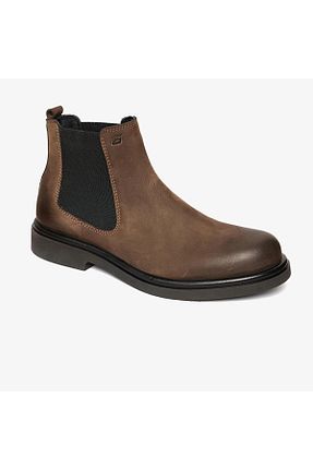 بوت / نیم بوت طوسی مردانه چرم خالص Greyder - کد 863436425
