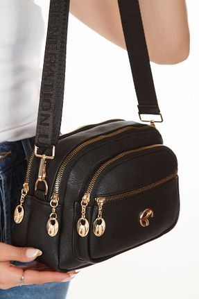 کیف پستچی مشکی زنانه چرم مصنوعی EnAsil - کد 863436184