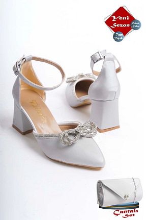 کفش مجلسی زنانه پاشنه ضخیم CAMOLLA - کد 839691638