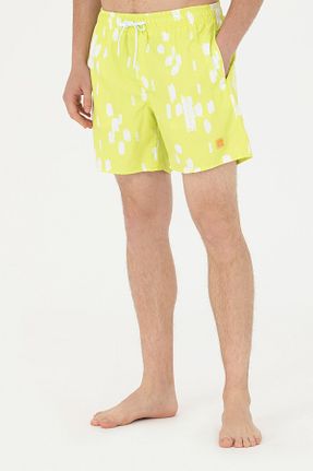 شلوارک ساحلی زرد مردانه بافتنی U.S. Polo Assn. - کد 834788934