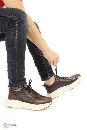 کفش کژوال قهوه ای مردانه چرم خالص MARCOMEN - کد 863468501