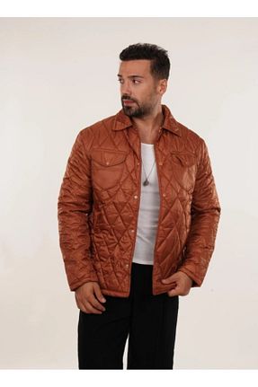 کاپشن مشکی مردانه رگولار SCSARVİN - کد 863477755