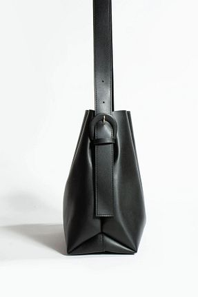 کیف دوشی مشکی زنانه چرم مصنوعی Lifonbag - کد 861808565