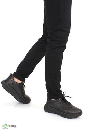 کفش کژوال مشکی مردانه چرم خالص MARCOMEN - کد 863468537
