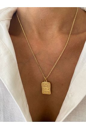 گردنبند جواهر طلائی زنانه ریخته گری MagicStone - کد 863472378