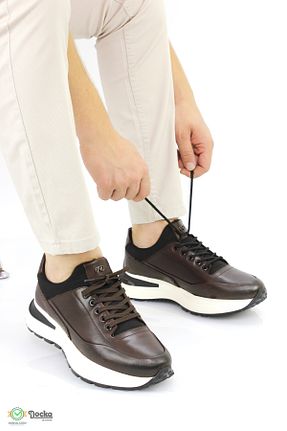 کفش کژوال قهوه ای مردانه چرم خالص MARCOMEN - کد 863468479