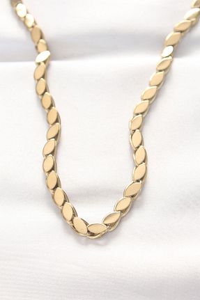گردنبند استیل ( فولاد ) رنگی زنانه استیل ضد زنگ BZK ACCESSORİES - کد 932783129