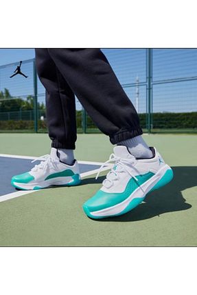 کفش بسکتبال فیروزه ای مردانه چرم اصل Nike - کد 863433499